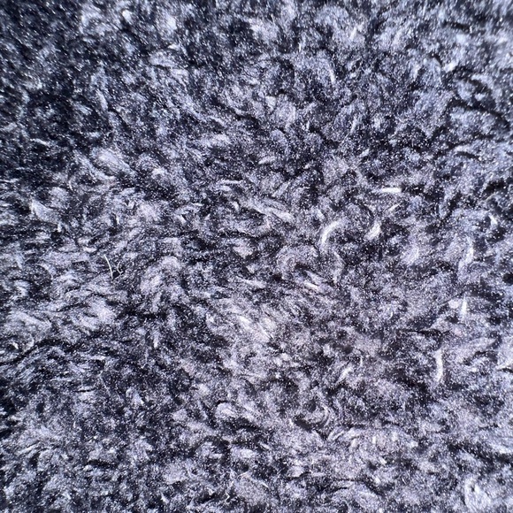 UGG GLADYS SPORTY SHERPA JACKET BLACK W/ PINK TRIM FULL ZIP POCKETS WOMEN Large - Picture 10 of 11